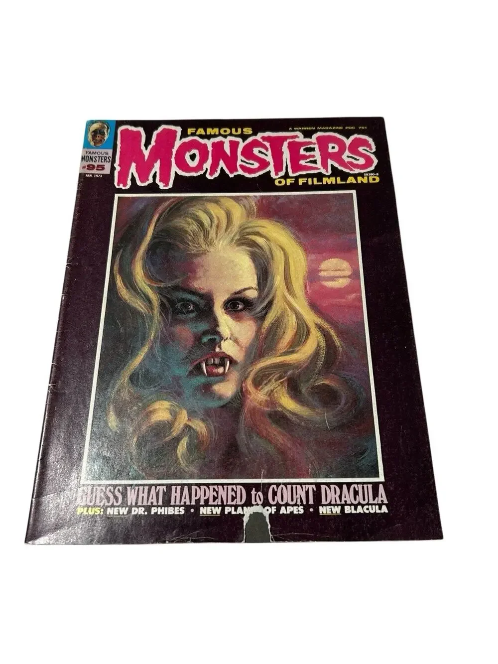 FAMOUS MONSTERS OF FILMLAND #95 (1973) Warren Publications VF